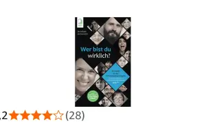 Buchcover "Wer bist du wirklich?" mit verschiedenen Gesichtern, die die Vielfalt der wer bin ich charaktere zeigen.