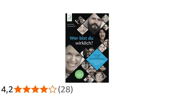 Buchcover "Wer bist du wirklich?" mit verschiedenen Gesichtern, die die Vielfalt der wer bin ich charaktere zeigen.