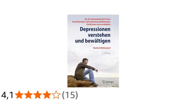Mann sitzt nachdenklich am Meer. Buch "Depressionen verstehen und bewältigen" thematisiert Angst vor dem Tod.