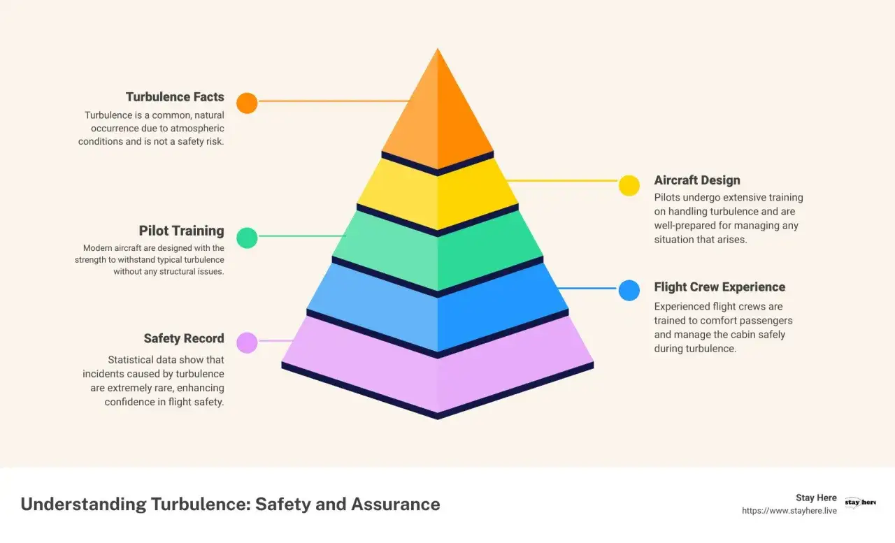 Flugangst? Dieses Diagramm zeigt, warum man keine Angst vorm Fliegen haben muss: Flugzeugdesign, Pilotentraining, Crew-Erfahrung und Sicherheitsrekorde sorgen f&uuml;r Sicherheit.